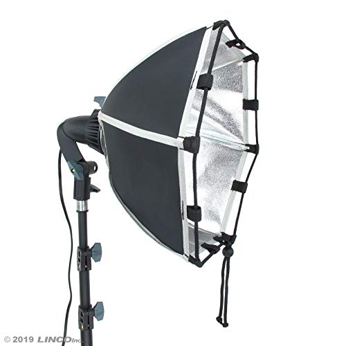 LINCO Lincostore Studio Round Lighting LED Bulb 15 inch Portrait Light Modern Style with Diffuser (Single Light) AM264