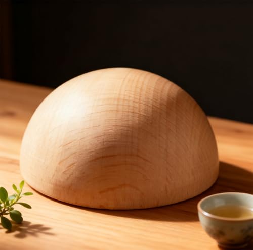 Natural Half Wooden Balls, Unfinished Beech Wood Hemisphere, Semicircle Smooth Wood Spheres for Crafts, DIY Projects and Home Decor, No Hole(Size:2cm（15pcs）) - size: 2cm（15pcs）