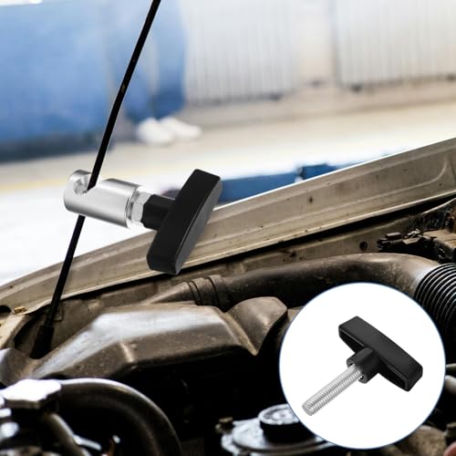 LIFKOME Car Hood Prop Rod Holder Clamp, Lift Support Struts Clamp Tool for Automotive Hood and Trunk, Aluminum Anti-slip Gas Lift Rod Support for Hatch and Liftgate Repair
