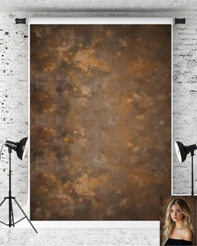 Kate Abstract Brown Vintage Texture Backdrop Photo Background Studio Props,10x6.5ft - size: 10x6.5ft