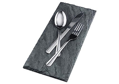 Winco 12-Piece Windsor Iced Teaspoon Set, 18-0 Stainless Steel, Silver