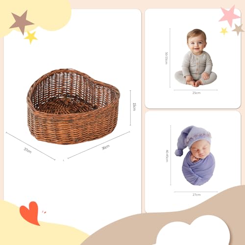 Kate Newborn Photography Props&Wood Texture Floor Mat(5x4ft)