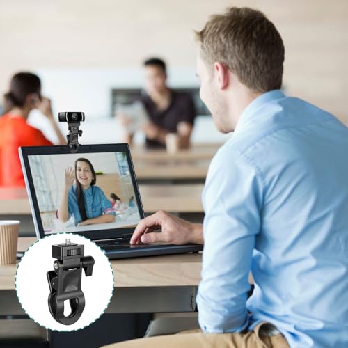 Selfie Phone Light Clip – Portable Clip-On Light for Phone, Camera, Laptop, Webcam, Tripod with 1/4" Thread Mount, Compatible for Zoom or Video Call