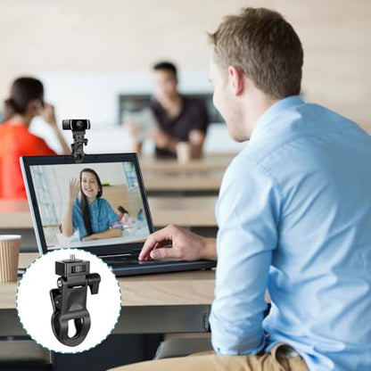 Selfie Phone Light Clip – Portable Clip-On Light for Phone, Camera, Laptop, Webcam, Tripod with 1/4" Thread Mount, Compatible for Zoom or Video Call
