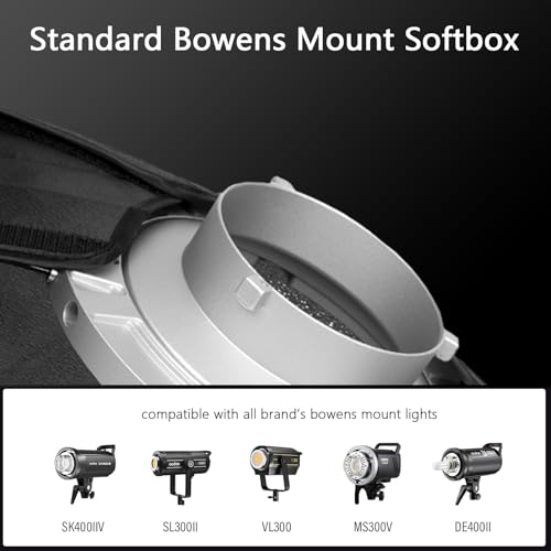 2Pack 30x120cm Strip Softbox Quick Release, UL 11.8"x47" Honeycomb Grid Soft Box Bowens Mount with Diffusers/Diffuser Plate for Portrait Photgraphy Studio Monolight Video Light, Streaming - size: 2 Pack Ul-30x120cm