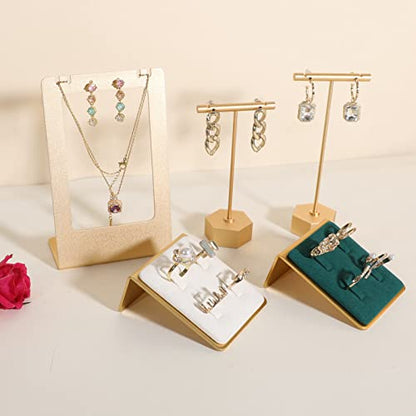 white ring display for selling, velvet white ring holder for jewelry, jewelry ring organizer【Velvet Ring Holder-White 】 - color: White