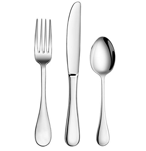 Artaste 59380 Rain 18/10 Stainless Steel Flatware 36-Piece set, Service of 12 - color: Silver