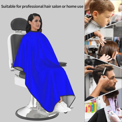 Custom Barber Cape Unisex Salon Hair Cutting Capes Add Your Image Logo Haircut Kit Personalized Stylist Tool - color: Blue