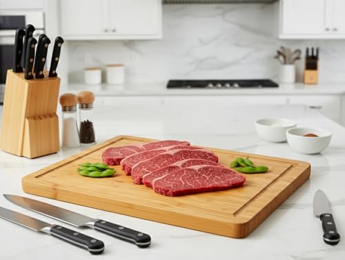 Custom Cutting Board with Logo,Image and Text | Personalized Engraved Bamboo Charcuterie Boards,Ideal Gift for Realtors and Closing Gifts,Real Estate Agent Gifts to Clients,Personalized Kitchen Gifts