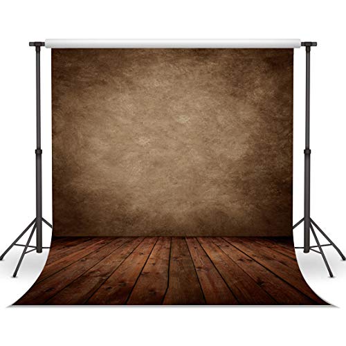 Vintage Abstract Brown Portrait Backdrop Brown Backdrops for Photoshoot 8x8FT 10702 - size: 8x8FT