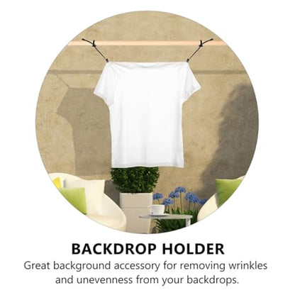 Levemolo 4 Pcs Adjustable Photography Backdrop Clips Spring Clamp, Heavy-Duty Background Cloth Holders for Studio and Video Shooting, Compatible Muslin Canvas and Photo Backdrops