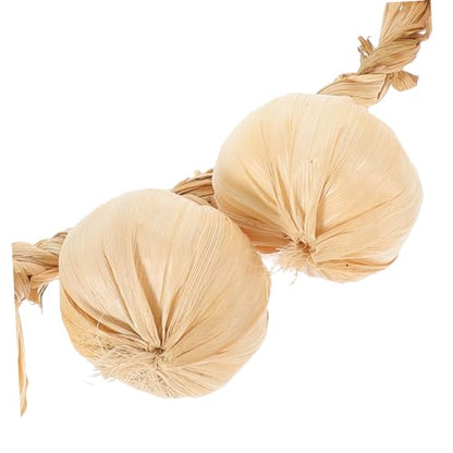 SHOWERORO Lifelike Artificial Garlic Hanging String Realistic Mini Vegetable Decor for Kitchen Home and Photography Props for Rustic Farmhouse Style
