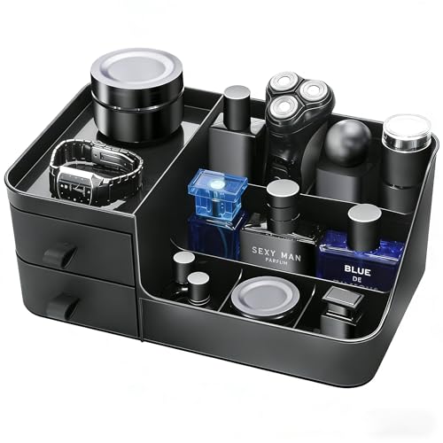 Cologne Organizer for Men,Dresser Organizer, Mens Organizers,Perfume Organizers, Cologne Stand, Organizador de Perfumes,Shelf for Bathroom Counter,Bathroom Countertop Storage,Easter Gifts for Men