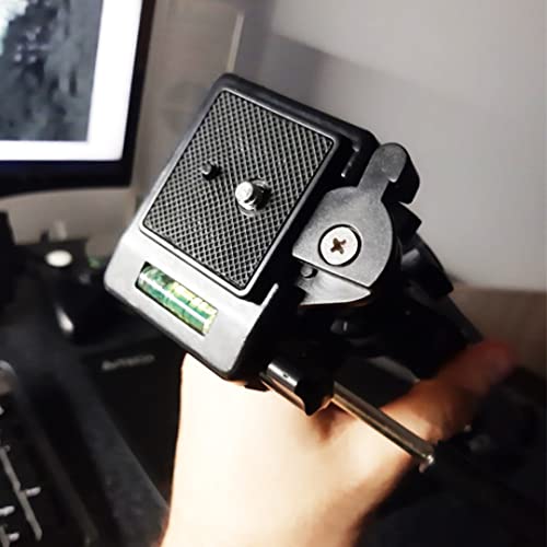 41mm (1-5/8") Quick Release Plate, Universal Camera Tripod Mount Adapter with Tool-Free Thumb Screw for 41x41mm Square Socket Tripod Heads - size: 41 MM