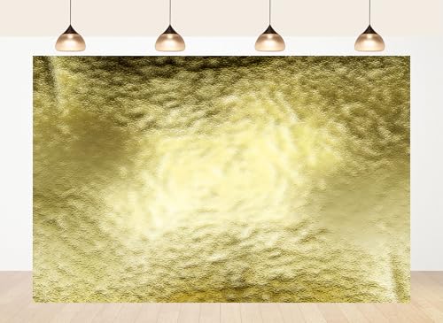 8x8ft Fabric Textured Golden Foil Background Backdrop Shimmering Metallic Surface Photography Background Luxe Glamour Charm Party Decor Home Tapestry Photo Props - size: 8X8ft
