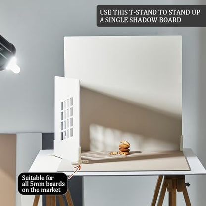 6PCS Product Photography Props, Shadow Backdrop Boards for Food Jewelry Flat Lay Table Top Photoshoot Window Series, 12x16 Inch, MDAOCRY
