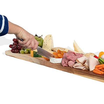 Maggio Charcuterie Board & Wood Cutting Board Wall Mountable and Table Top Kitchen Decor Acacia Wood