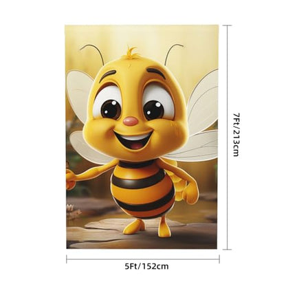 Honey bee Backdrop Background for Photography 5x7ft Photobooth Professional Photo Backdrop Curtains Video Photography Studio Photo Backgrounds Banner Booth Background Screen Parties - color: Honey Bee