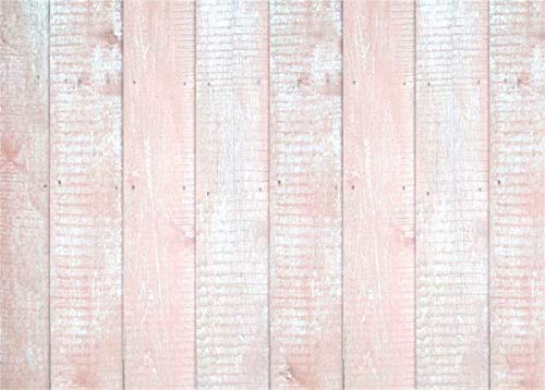 BELECO 5x3ft Fabric Pink Wood Backdrop Light Colored Wood Planks Texture Photography Backdrop for Birthday Party Baby Shower Boy Girl Product Photoshoot Pets Photo Background Props 1.5x1m - size: 5x3FT
