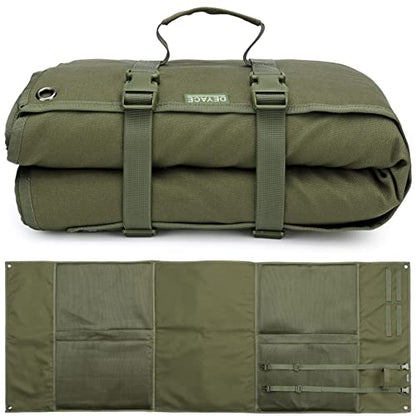 DEYACE Shooting Mats Prone Padded, Extra Large Portable Roll Up Shooting Padded Mat for Range Shooting and Hunting - color: Green Camo