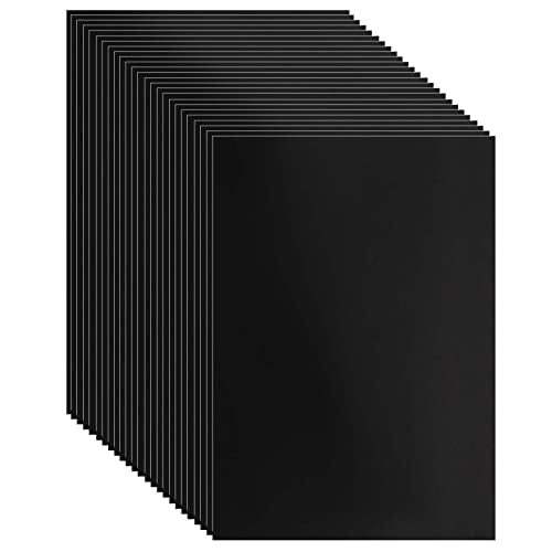 SEUNMUK 200 Sheet A4 Black Cardstock Paper, 230gsm 85lb Thickness Printable Black Colored Cardstock, Cover Card Stock for Scrapbooking and Craft - size: 8.5 x 11 Inch
