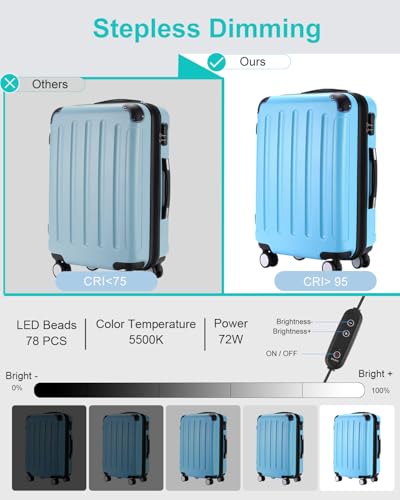 Light Box Photography, PULUZ 31'' Portable Photo Studio Light Box with 156 LED Lights ＆3 Color Backdrops Professional Photography Lighting Tent Kit for Big Product Photography Lightbox - color: 31.5x31.5x31.5in