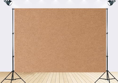 Trykid 17x10ft Brown Kraft Paper Texture Backdrop Rustic Matte Surface Solid Brown Background Photography Background for Craft Project Product Shoot Party Decoration Photo Booth Prop Fabric - size: 17x10ft