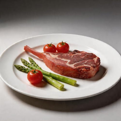 LOGOFUN Lifelike Artificial Steak Beef Model Fake Realistic Meat Photography Prop for Kitchen Display Restaurant and Cabinet Party Decoration
