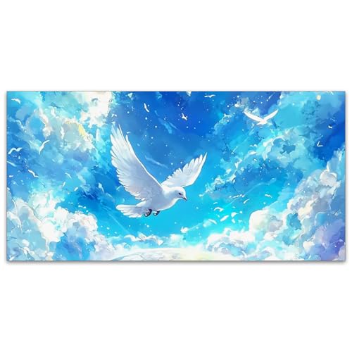 Fluorescent Light Covers for Classroom Ceiling Lights – 2x4ft Backlit Film for Fluorescent Fixtures, Reduce Glare and Eye Strain, Easy to Install – School, Office, Sensory -Clouds - color: Clouds（6）