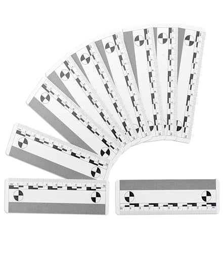 Crime Scene Photomacrographic Scales (10cm-10pkScales) - size: 10cm-10pk