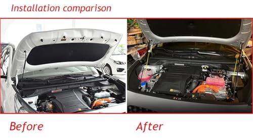 Bonnet Hood Support Rod Strut Bars Lift Spring Shock Bracket Car Styling Compatible With Kia Niro (DE) e-Niro EV 2016-2021 Accessories