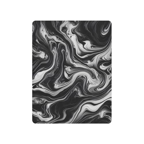 Kigai Black White Marble Texture Crib Sheets - Fitted Crib Sheets for Boys Girls, Soft Baby Crib Mattress Sheets 39 x 27 Inches - size: 39x27 Inch