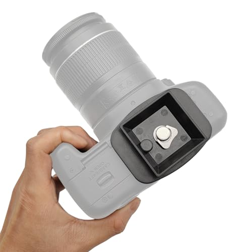 44mm Quick Release Plate, Universal QB-4W Tripod Mount Adapter Replacement for Select Tripods with 44mmx44mm Mounting Slot - Camera Mounting Base Plate - size: 44 MM