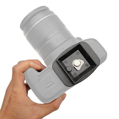 44mm Quick Release Plate, Universal QB-4W Tripod Mount Adapter Replacement for Select Tripods with 44mmx44mm Mounting Slot - Camera Mounting Base Plate - size: 44 MM