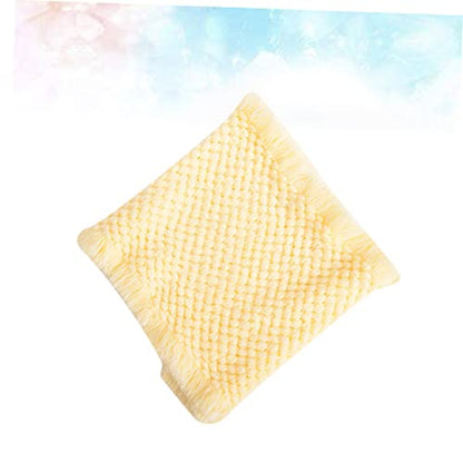 Cabilock Cotton Blanket Neutral Color Infant Photography Props Blanket Photo Prop