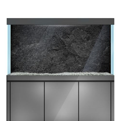 Aquarium Background Stickers - Black Stone Texture- Fish Tank Reptile Terrarium Decor Poster (120 x 60 cm / (47.2 x 23.6 inches)) - size: 120 x 60 cm / (47.2 x 23.6 inches)