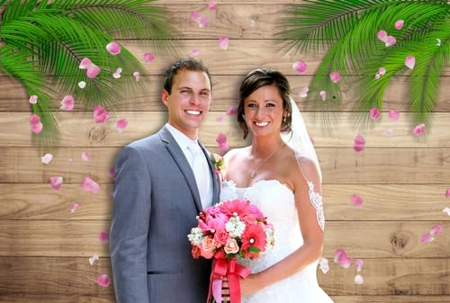 10x8 ft Wood Backdrop for Photography– Vinyl Wooden Panel Photography Background, Brown Wooden Backdrop for Birthday, Baby Shower, Wedding, Party, Portrait & Video Photoshoot Supplies - size: 10x8FT