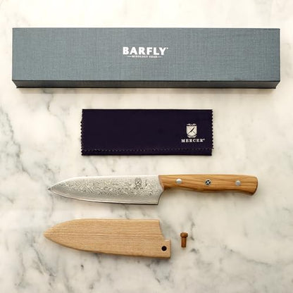 Proposed Value: Mercer Culinary Premium Grade Super Steel, 5-Inch Bar Knife, Spalted Maple Handle/Saya Cover - style: Bar Knife Spalted Maple Handle and Saya Cover 5 Inch