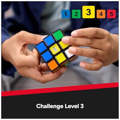 Rubik’s Cube, Timer Cube, Clear Display, Beat Your Best Time, Brain Teaser Puzzle for Adults & Practice for Speed Cubers, Problem-Solving Challenging Brain Teaser Fidget Toy for Kids, Ages 8 & Up - color: 3x3 Timer Cube