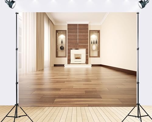 Trykid 9x6ft Bright Modern Empty Room Backdrop Clean Minimalist Neutral Interior Photography Background Home Studio Shoot Lifestyle Party Decoration Tapestry Photo Booth Prop Fabric Backdrop - size: 9x6ft