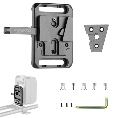 FOMITO V-Mount V-Lock Base Station Quick Release Plate VK-03 Black - color: VK03