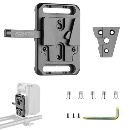 FOMITO V-Mount V-Lock Base Station Quick Release Plate VK-03 Black - color: VK03