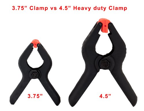 Heavy Duty Muslin Clamps 4 1/2 inch 6 Pack