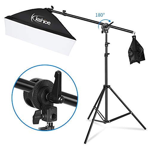 Photography Lighting Kit, 6.5x10feet/2x3m Backdrops Stand Support System, 5 in 1 reflectors, 1600w 5500k Umbrellas Softbox Continuous Lighting Kit for Portrait, Product and Video Shooting