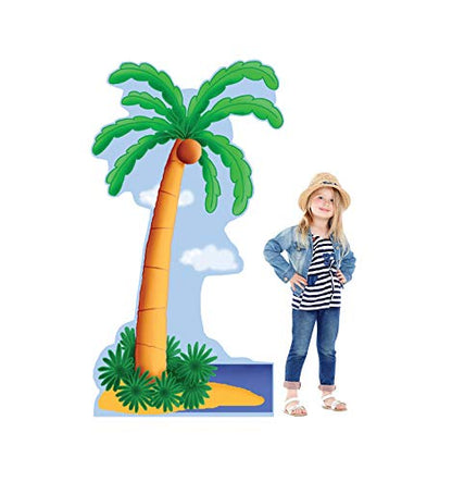 Cardboard People Palm Tree Life Size Cardboard Cutout Standup - color: Palm Tree