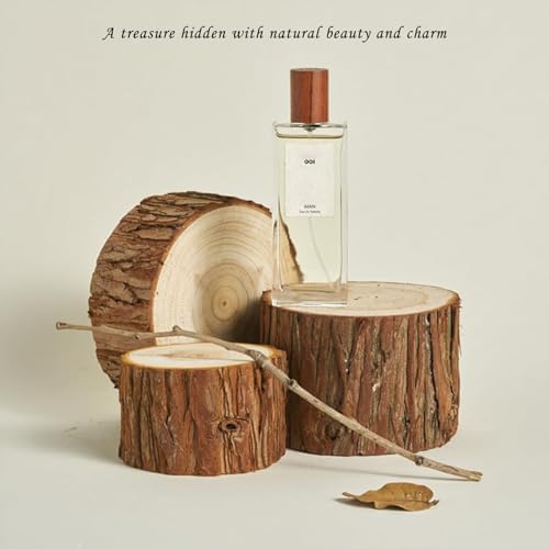 9PCS Wood Product Photography Props Set, Natural Forest Wood Photo Props for Jewelry Cosmetis Perfume Soap