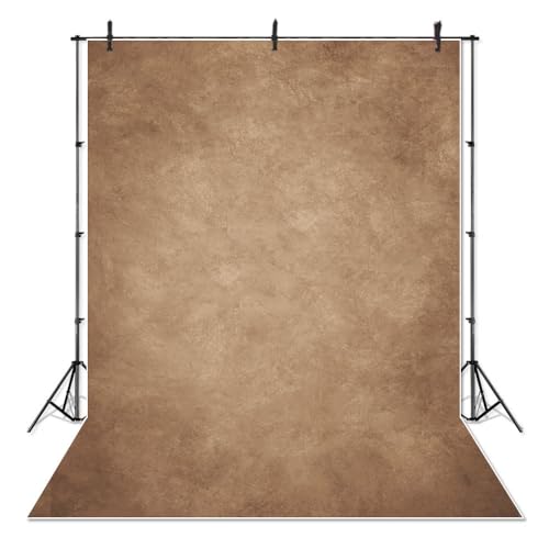 Mocsicka Brown Photography Backdrop Brown Abstract Texture Photo Backdrop Vintage Headshot Portrait Background for Photography Photo Booth Props - color: Brown, size: 6.5x10ft