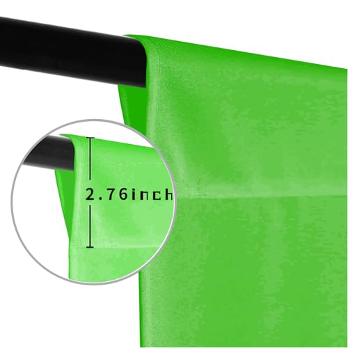 Green Screen Photo Backdrop, Chroma Key Background for Photography, Live Streaming, Zoom Video Studio, Online Courses 10x10FT - color: Green, size: 10X10 FT