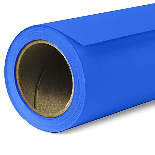 Savage Seamless Paper Photography Backdrop - Color #58 Studio Blue, Size 26 Inches Wide x 36 Feet Long, Backdrop for Tabletop Product Photography and Crafting - Made in USA - size: 26 in x 36 ft