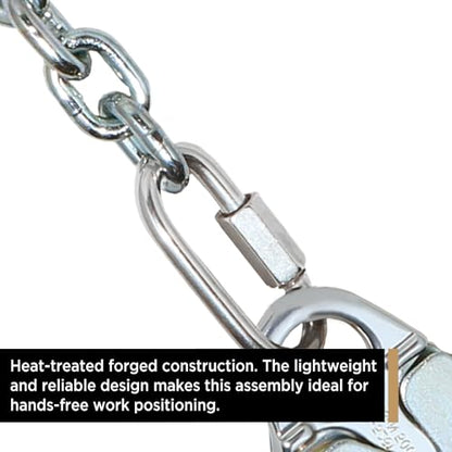 AFP Rebar Positioning Chain Assembly with Swivel Hook (Aluminum) - color: Aluminum